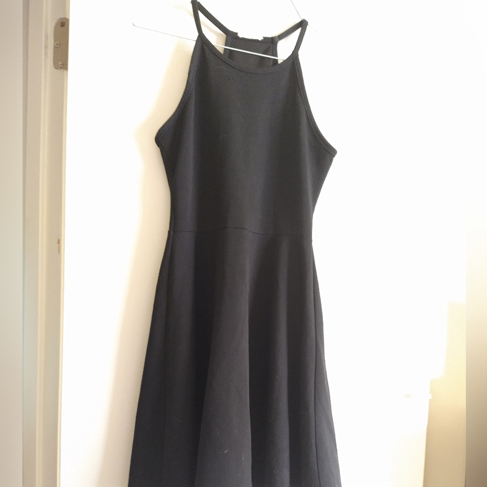 Black skater dress